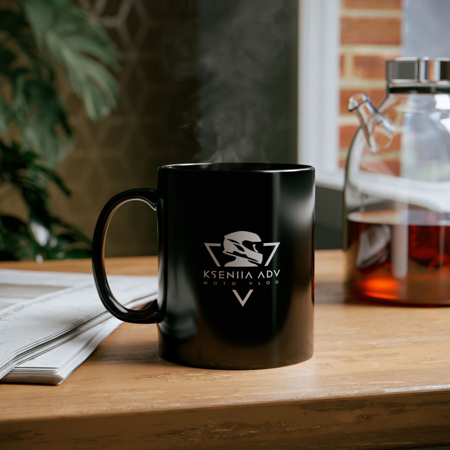 KSENIIA ADV LOGO. Black Mug 11oz