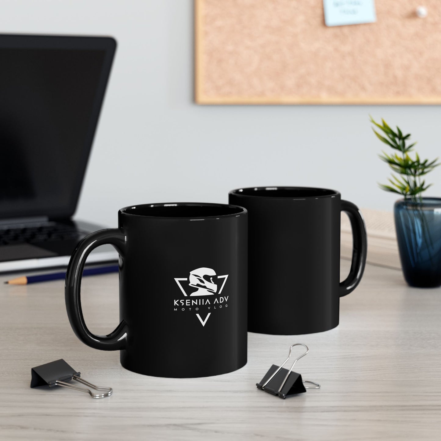 KSENIIA ADV LOGO. Black Mug 11oz